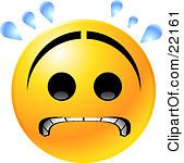 22161-Clipart-Illustration-Of-A-Yellow-Emoticon-Face-With-A-Frown-Gritting-Its-Teeth-And-Sweatin.jpg